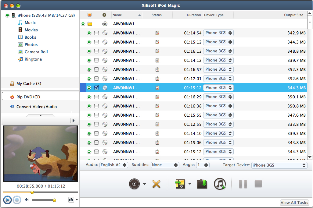 Audio Software, iPod iPhone iTunes Software Screenshot
