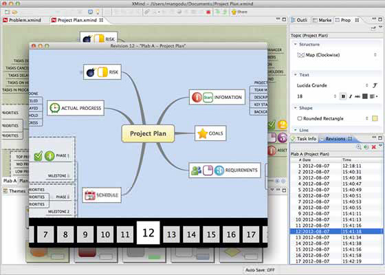 Mind Mapping Software, XMind Pro 2013 Screenshot