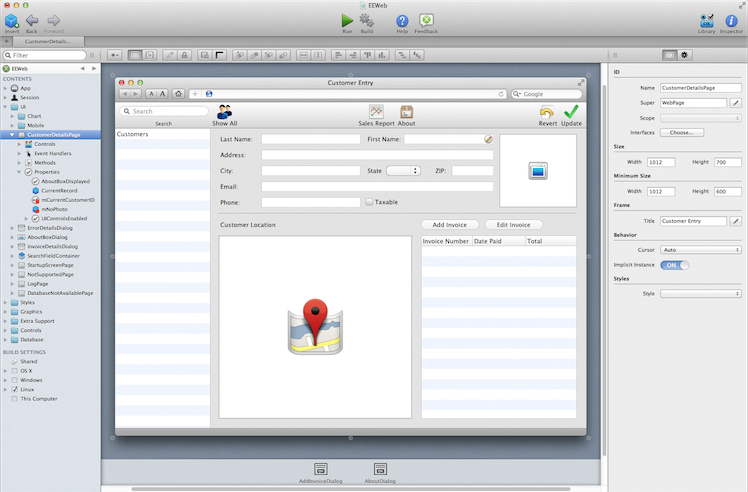 Xojo Desktop Screenshot