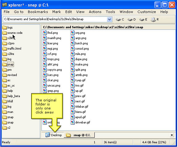 Search and Replace Software, xplorer² version 5.4! Screenshot