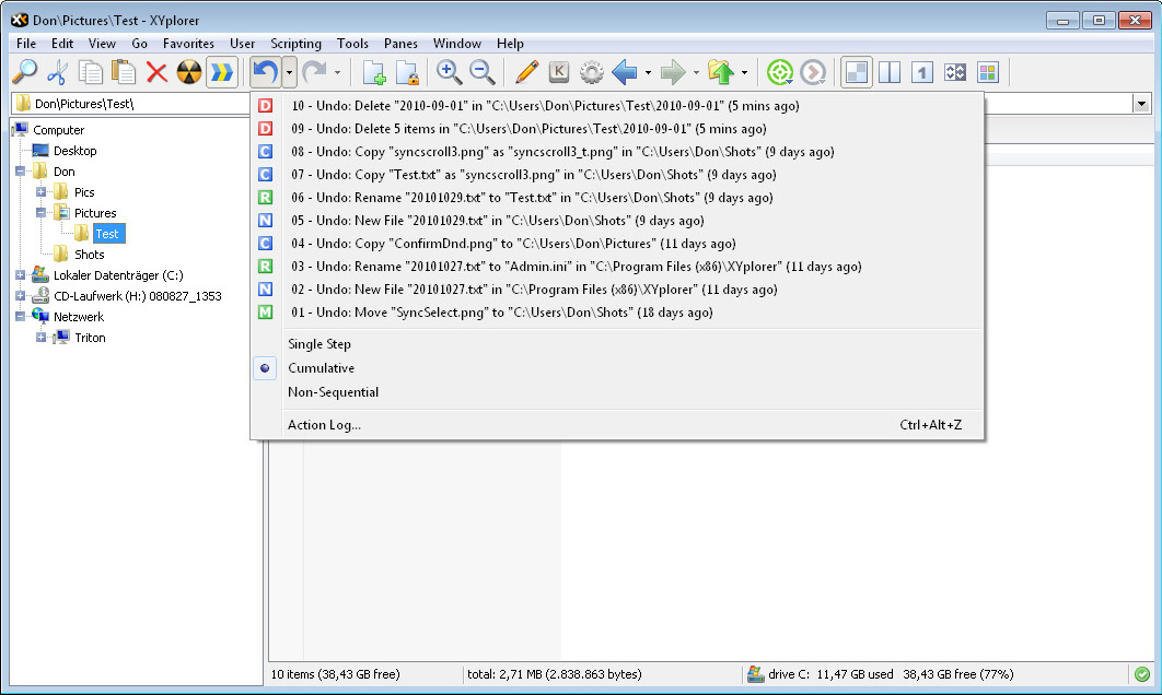 File Management Software, XYplorer Lifetime License Pro Screenshot