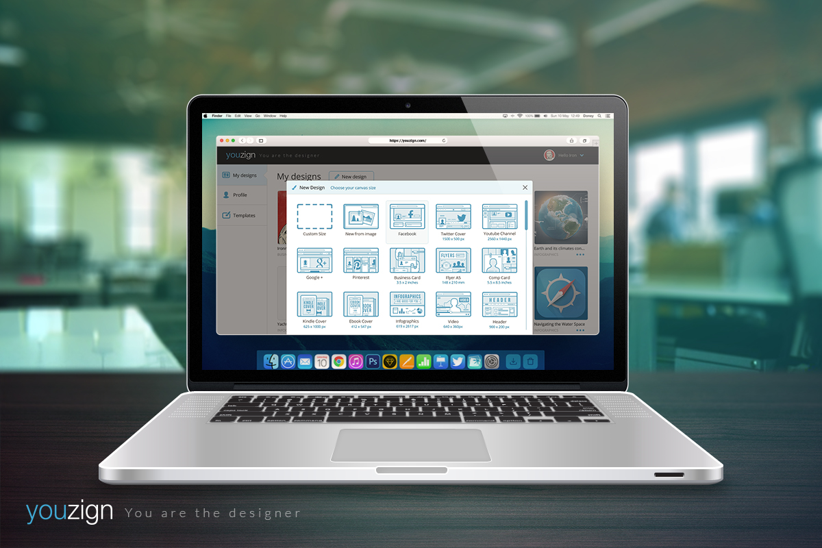 Youzign - Graphic Design Software Download for Mac & PC