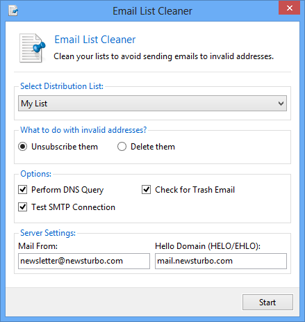 Internet Software, Bulk Mailer Software Screenshot